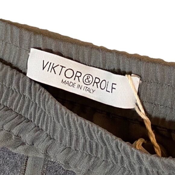 Victor & Rolf Gray Wool & Silk Wide Panels Long Skirt - NEW - Picture 5 of 5